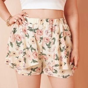 Flora Overlay Shorts